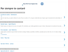 Tablet Screenshot of porsiempretecantare.blogspot.com