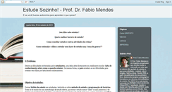 Desktop Screenshot of estude-sozinho.blogspot.com