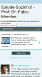 Mobile Screenshot of estude-sozinho.blogspot.com