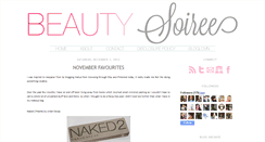 Desktop Screenshot of beautysoiree.blogspot.com