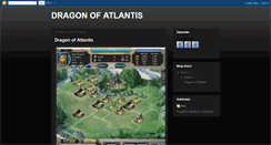 Desktop Screenshot of dragonofatlantis.blogspot.com