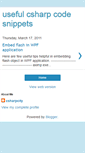 Mobile Screenshot of csharpbay.blogspot.com