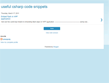 Tablet Screenshot of csharpbay.blogspot.com