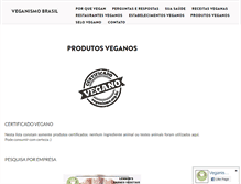 Tablet Screenshot of produtosvegans.blogspot.com