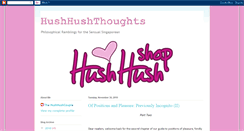 Desktop Screenshot of hushhushshop.blogspot.com