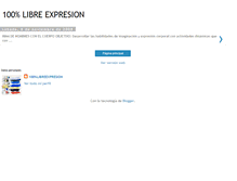 Tablet Screenshot of 100libreexpresion.blogspot.com