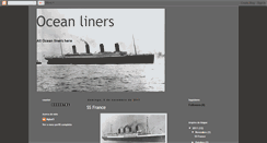 Desktop Screenshot of ooceanliners.blogspot.com