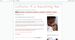 Desktop Screenshot of confessionsofhomeschoolingmom.blogspot.com
