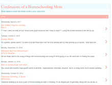 Tablet Screenshot of confessionsofhomeschoolingmom.blogspot.com