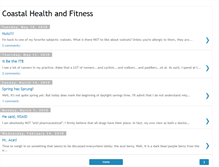 Tablet Screenshot of coastalhealthandfitness.blogspot.com