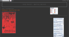 Desktop Screenshot of endnext.blogspot.com