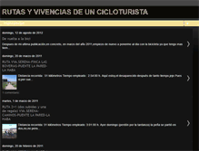 Tablet Screenshot of dosruedasyundestino.blogspot.com