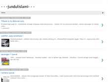 Tablet Screenshot of jundulislami.blogspot.com