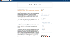 Desktop Screenshot of pindancing.blogspot.com