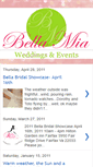 Mobile Screenshot of bellamiaweddingsandevents.blogspot.com