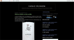 Desktop Screenshot of cavalinhoselvagem.blogspot.com