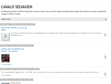 Tablet Screenshot of cavalinhoselvagem.blogspot.com