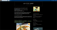 Desktop Screenshot of leptitchef.blogspot.com