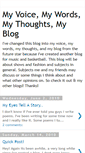 Mobile Screenshot of mythoughtsmyvoicemywords.blogspot.com