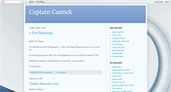 Desktop Screenshot of captaincomiccanuck.blogspot.com