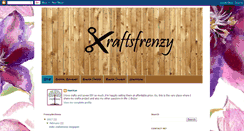 Desktop Screenshot of craftsfrenzy.blogspot.com