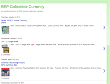 Tablet Screenshot of bepcollectiblecurrency.blogspot.com