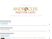 Tablet Screenshot of androclesandthelion.blogspot.com