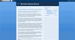 Desktop Screenshot of mycoloncleansereview.blogspot.com