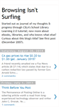 Mobile Screenshot of browsingisntsurfing.blogspot.com