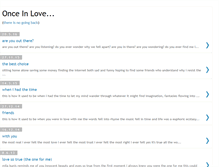 Tablet Screenshot of onceinlove.blogspot.com