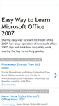 Mobile Screenshot of easywayoffice2007.blogspot.com