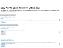 Tablet Screenshot of easywayoffice2007.blogspot.com