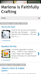 Mobile Screenshot of marlenaisfaithfullycrafting.blogspot.com