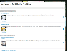 Tablet Screenshot of marlenaisfaithfullycrafting.blogspot.com