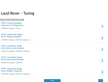 Tablet Screenshot of landrover-tuning.blogspot.com