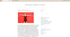 Desktop Screenshot of buenosairesguide.blogspot.com