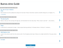 Tablet Screenshot of buenosairesguide.blogspot.com