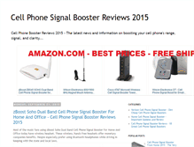 Tablet Screenshot of cellphonesignalboosterreviews.blogspot.com