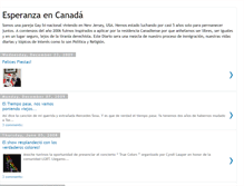 Tablet Screenshot of esperanzacanadiense.blogspot.com