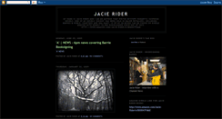 Desktop Screenshot of jacierider.blogspot.com