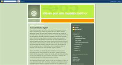 Desktop Screenshot of ideiasporummundomelhor.blogspot.com