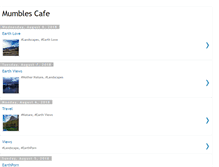 Tablet Screenshot of mumblescafe.blogspot.com