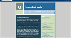 Desktop Screenshot of diamondpetfood.blogspot.com