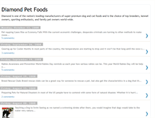 Tablet Screenshot of diamondpetfood.blogspot.com