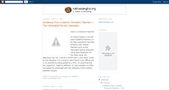 Desktop Screenshot of nativesangha.blogspot.com