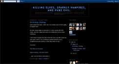Desktop Screenshot of killingelves.blogspot.com