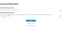 Tablet Screenshot of girisimciliklinkleri.blogspot.com