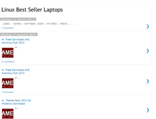 Tablet Screenshot of linux-best-seller-laptops.blogspot.com