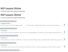 Tablet Screenshot of nlp-lessons.blogspot.com