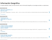 Tablet Screenshot of informaciongeografica.blogspot.com